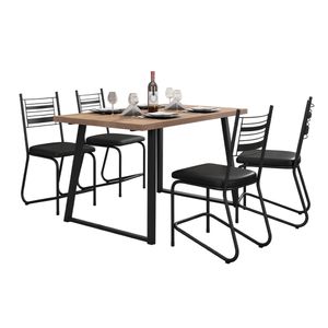 Conjunto comedor 1360  atlanta 4 sillas FABONE