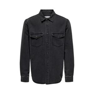 Camisa m/l negro ONLY & SONS