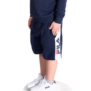 Short azul m. know paneled logo FILA