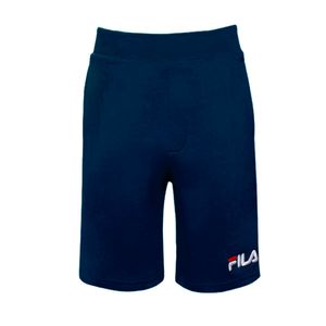 Short azul m. artur logo bordado FILA