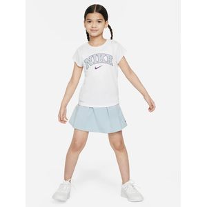 Conjunto Nike Blanco/Celeste Prep Niña