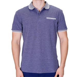 Remera azul m. polo TED LAPIDUS