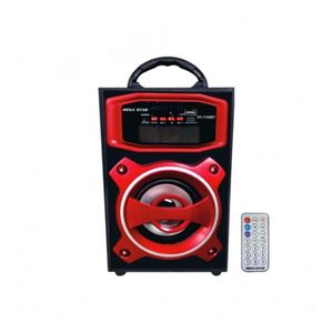 Parlante bat bluet rojo usb radio fm MEGA STAR