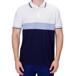 Remera Blanco Polo Bloque New Green