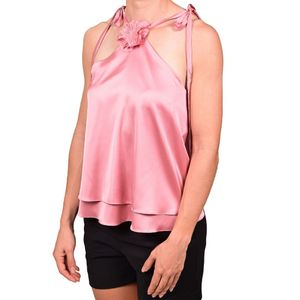 Camisilla rosa con roseton JULIETTE