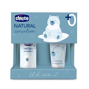 Set aceite de masages y crema facil natural sensat