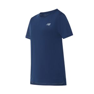 Remera azul m. essential performance