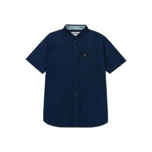 Camisa Manga Corta Azul Marino Masculino Cat