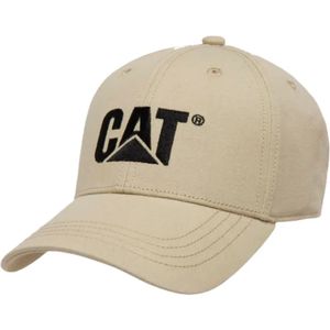 Kepi beige bordado caterpilar