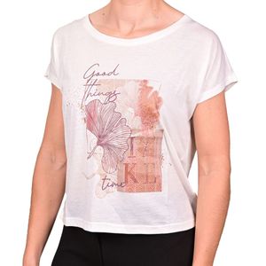 Remera manga corta blanca femenino tiare