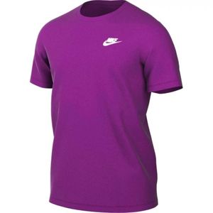 Remera nike lila sportwear club mujer