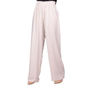 Pantalon gris palazo con goma JULIETTE