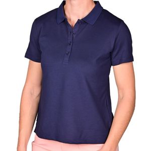 Polo Manga Corta Azul Femenino Tiare