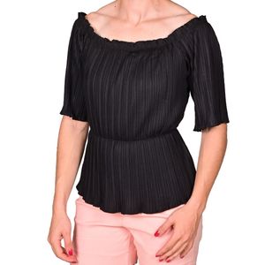 Blusa Maga 3/4 Negra Femenino Tiare