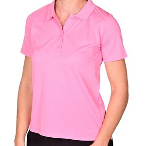 Polo Manga Corta Rosado Femenino Plus Tiare