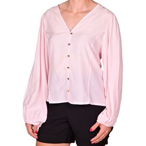 Blusa Manga Larga Rosa Femenino Tiare