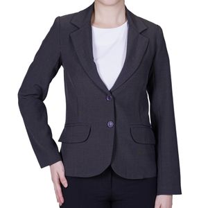 Blazer Gris Monaco Lori Ann Talle Plus