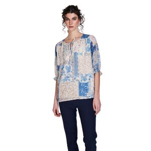 Blusa 3/4 estampado dama woman