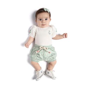 Conjunto verde bebé niña tmx