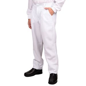 Pantalon Blanco Con Goma Niño