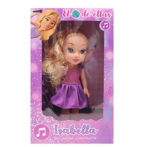 Muñeca ojo cristal cantante isabella 40cm generico