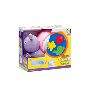 Play Time Caracol Lila4 X Caja Cotiplas