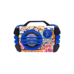 Parlante port hor bateria usb/radiofm mega star