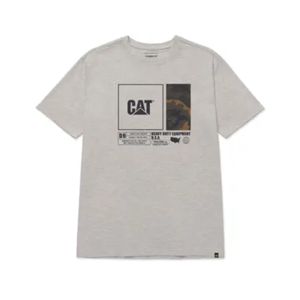 Remera Gris Mel. Urban Camo Caterpilar
