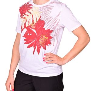 Remera manga corta blanca femenino tiare