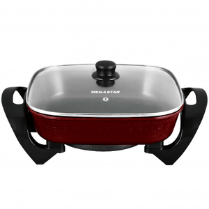 Olla electrica 220v rojo mega star