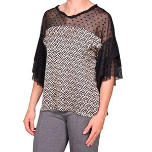 Blusa Maga 3/4 Estampado Dama L'Exclusif