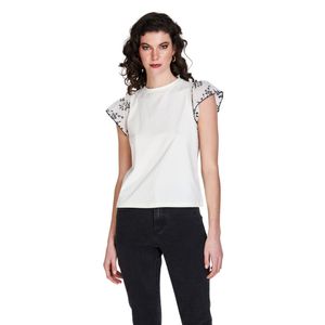 Remera M/C Blanco Dama Eclipse