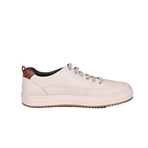 Zapatenis rafarillo beige/marron leather hombre