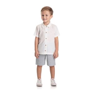 Camisa blanco niño tmx