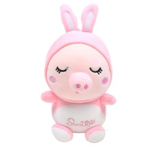 Peluche chancho c/pijama23cm generico