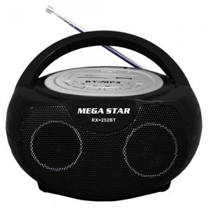 Radio am/fm/usb/sd card/bateria rec 600w mega star