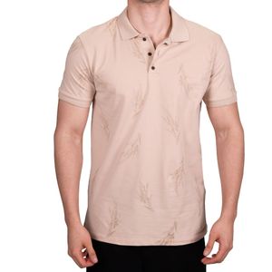 Polo Beige Print Plus New Green
