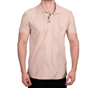 Polo beige print plus new green