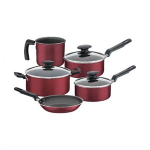 Bateria loreto 5pz rojo tramontina