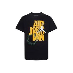 Remera Nike Negro Jordan Graphic Niño