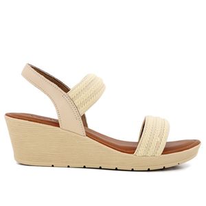 Sandalia usaflex marfil casual