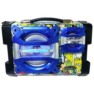 Parlante 6¨ Bateria Usb/Radiofm/Bt/Mic/Contr Mega