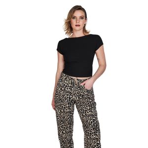 Remera M/C Negro Dama Atrevida