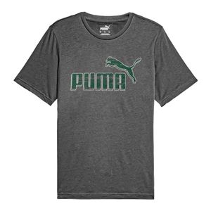 Remera Gris/Verde Graphics Logo Hombre Puma