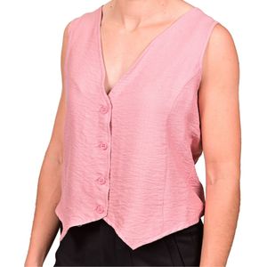 Chaleco Rosa Corto Juliette