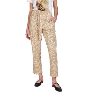 Pantalon marron estampado dama woman