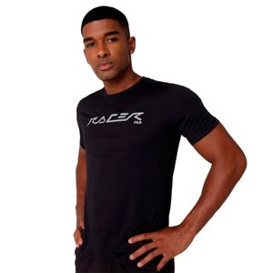 Remera negro running reflective core fila