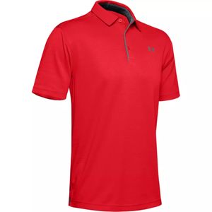 Remera Polo Rojo Tech Hombre Under Armour