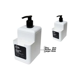 Porta Jabon Liq. 500 Ml Single Blanco Coza