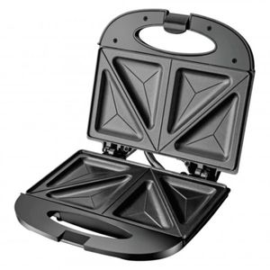 Sandwichera De 2 Pan 220v Negro Mega Star